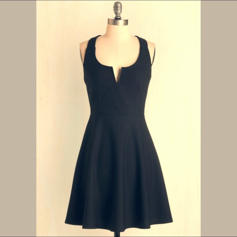 NWOT MOD CLOTH Mystic Black Knit Mini Dress